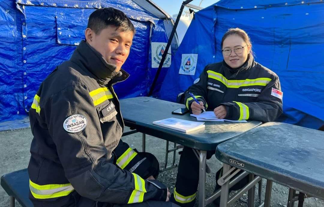 LTA Khoo Chong Wee, Emergency Readiness Officer (left) and Ms Khoo Swee Giang, Lead Psychologist (right)