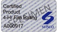 SETSCO Serial Label
