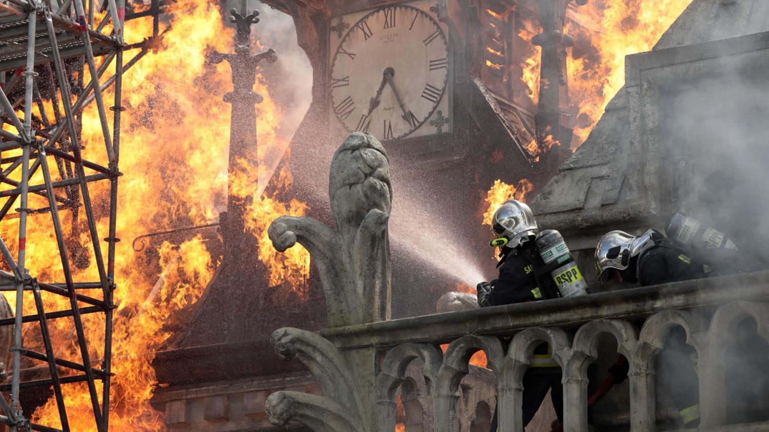 Notre-Dame on Fire