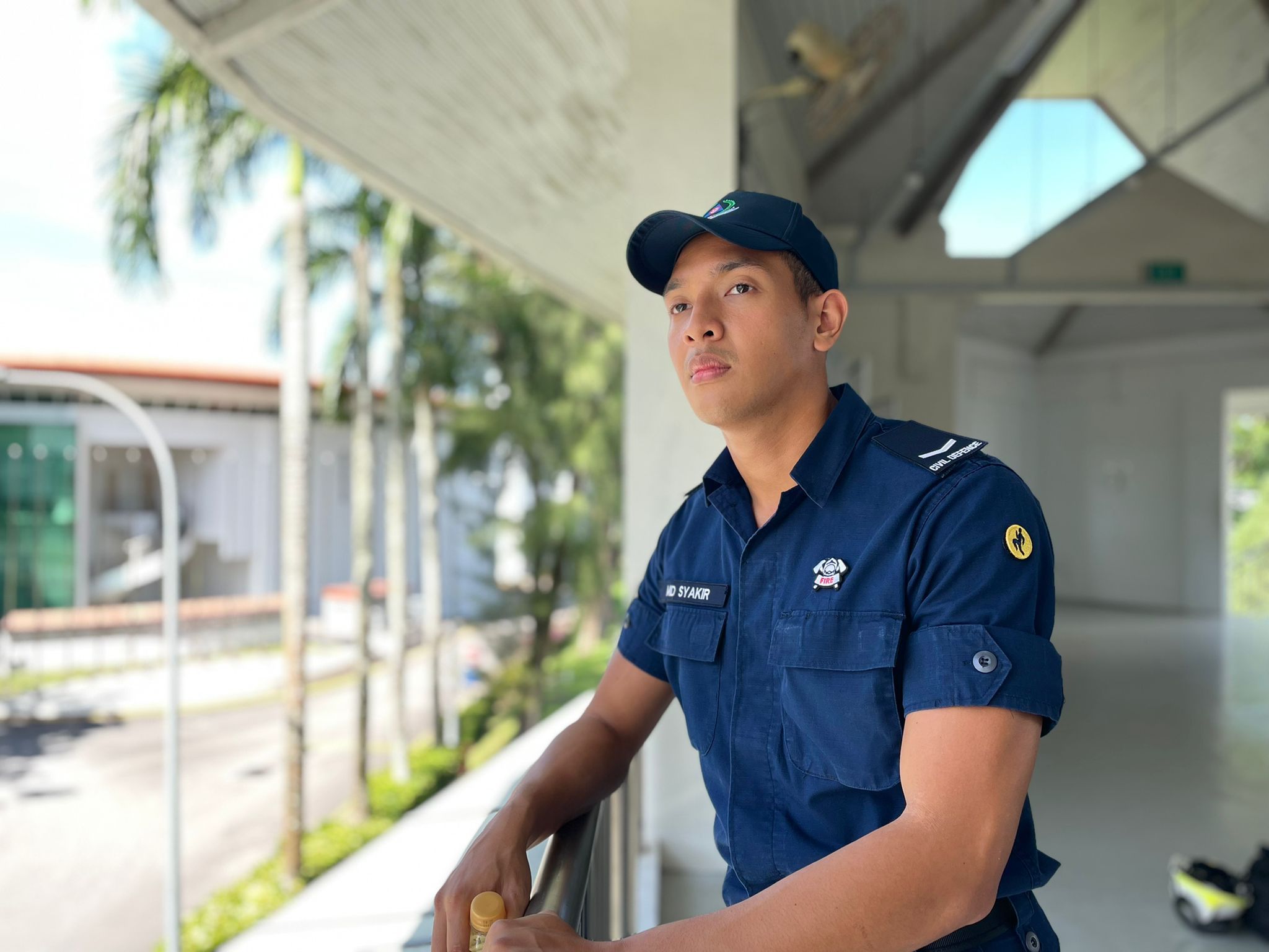 LCP (NSF) Muhammad Syakir at the Civil Defence Academy