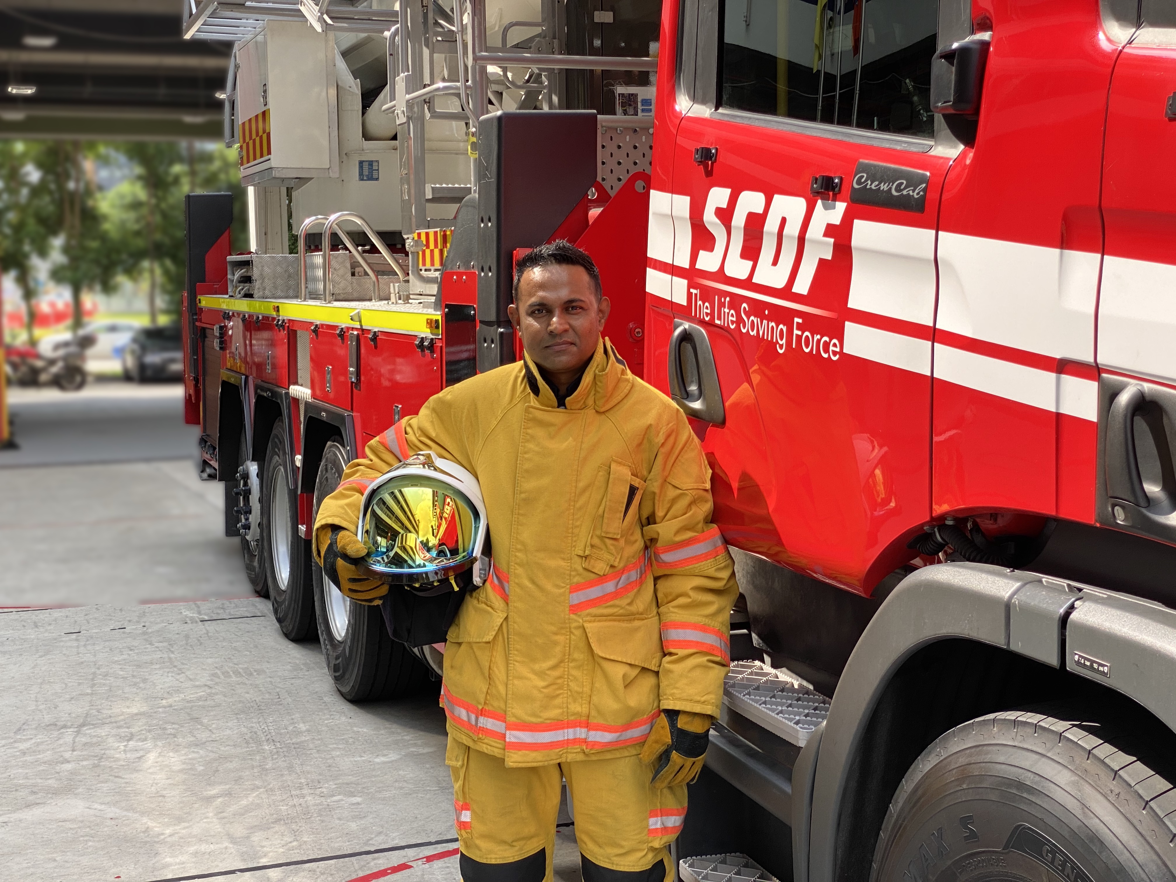 LTA Mohammed Salih Shaik Dawood with the CPL60.