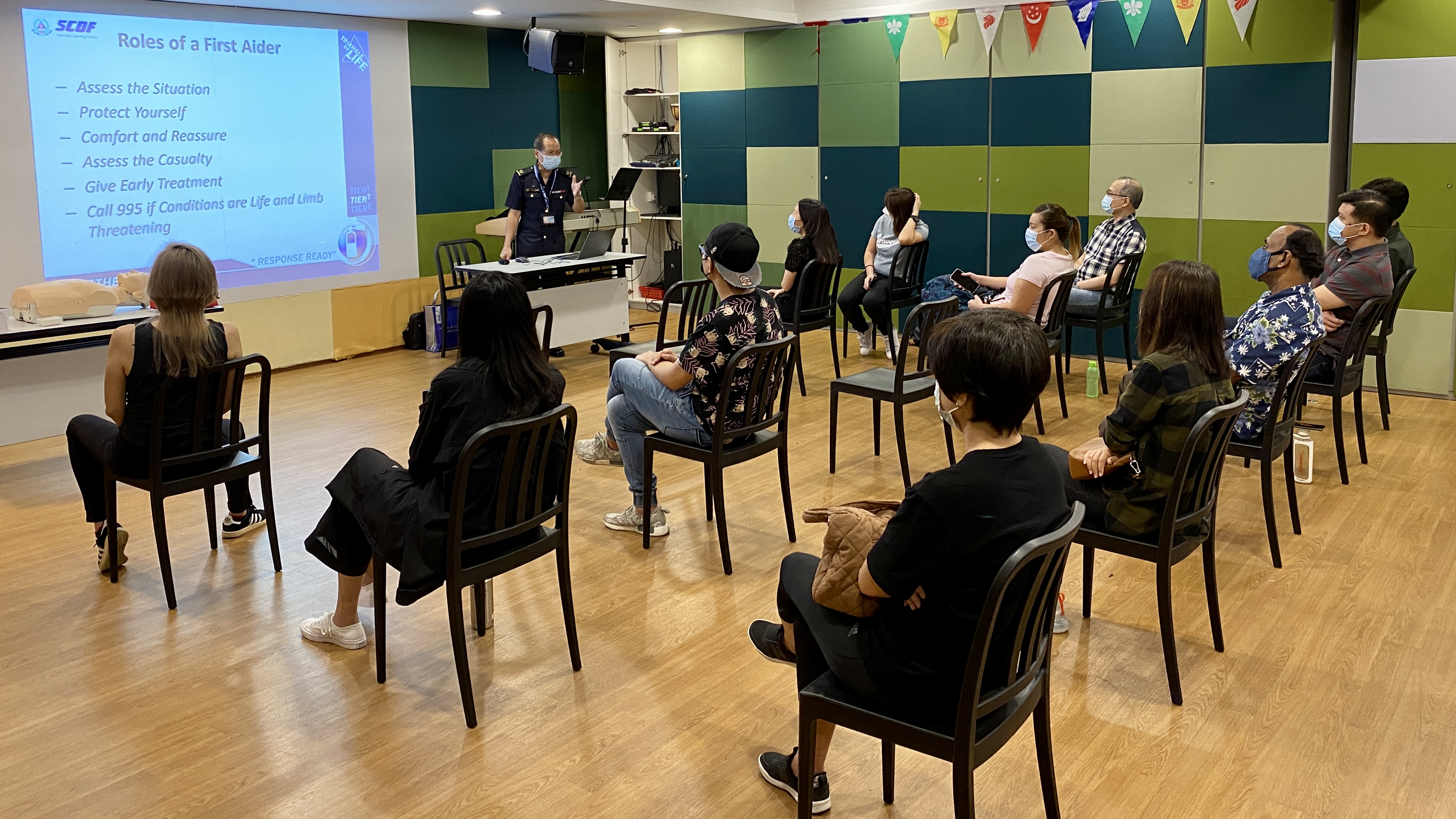 MAJ (V) Tan Teow Chye teaching CEPP