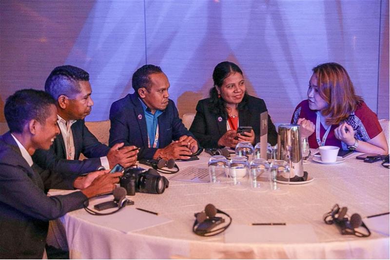 Invited guests engaged in discussion1 Invited guests engaged in discussion1