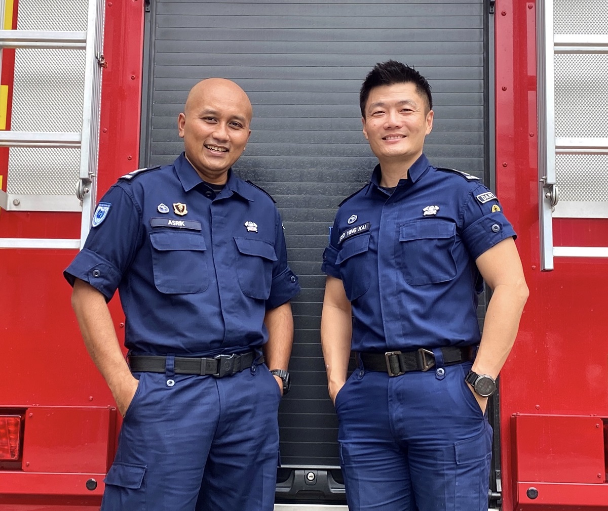 SWO1 Noor Asrik Bin Masahlan & LTC Foo Yiing Kai SWO1 Noor Asrik Bin Masahlan & LTC Foo Yiing Kai
